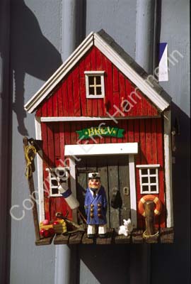 Mollösund brevlåda hus 980229
