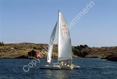 Mollösund sundet båt trimaran 971421