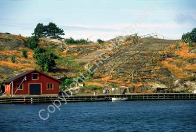 Mollösund sundet bod torkställningar 980211