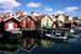Mollösund hamn båtar bodar 971317