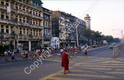 Street scene Rangoon 852721