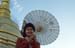Burmese woman in national costume 868903