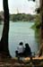 People by lake in Rangoon 858815