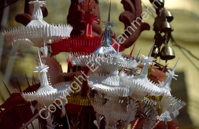 Decorative temple umbrellas 869008