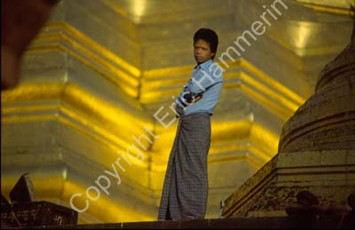 Visitor at Schwedagon 868724
