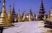 Central stupa second level Schwedagon 852631