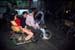 Family four on motor bike 003201