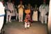Dancing dwarf artist traditional clothes Rajasthan 004922