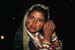 Woman artist traditional clothes Rajasthan 004927