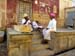 Men sitting talking on stairs Jaisalmer 863236