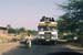 Bus overtaking scooter in Rajasthan 004842
