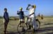 Harvesting time man with bike Rajasthan 864227
