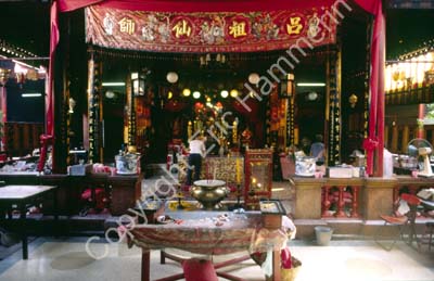 Chinese temple interior 8724720
