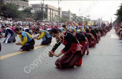 Dance parade in the street 8710919