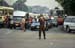 Traffic policeman mouth covered 927307