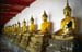 Gilded Buddhas on a row 8724206