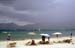 Beach bad weather coming 8711802