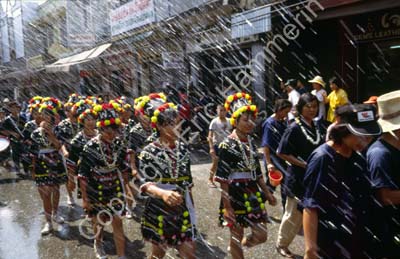 Songkhran festivities parade folk dress 8723932