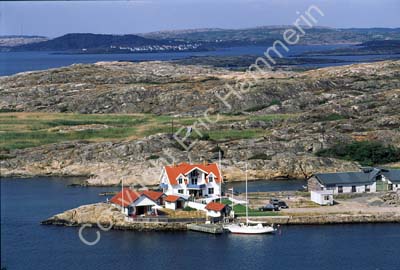 Marstrand hus segelbåt brygga 961612