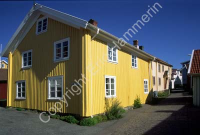 Mollösund hus gata samhälle 971324
