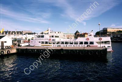 Strömstad färja båt hamn 970516