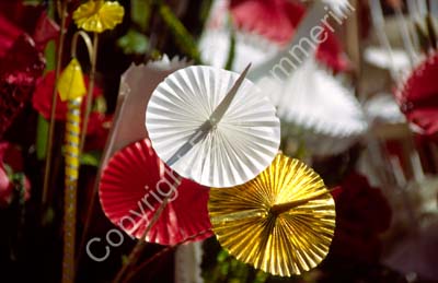 Decorative temple umbrellas 869006