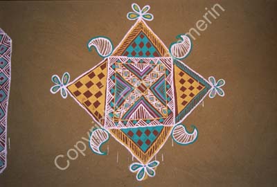 Decoration on cottage hotel bungalows Chowkidhani 005027