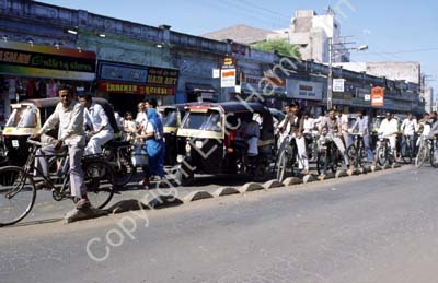 Traffic scene in street Jamnagar 861234