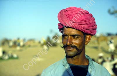 Man at Pushkar camel fair 864728