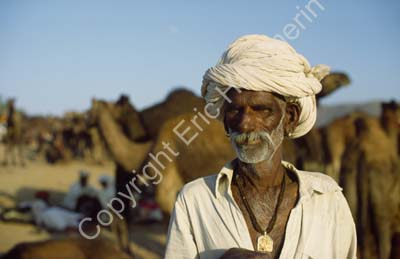 Man at Pushkar camel fair 864731