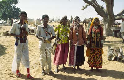 Traditional performers musicians Pushkar fair 864408