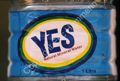 Yes mineral water bottle 004729