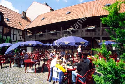 Kristianstad Garvaregården uteservering S991607