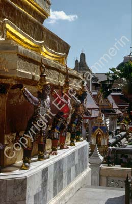Demons on a row Wat Phra Keo 858707
